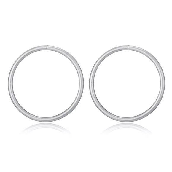 Front Facing Circle Hoop Earrings! - Picture 1 of 3